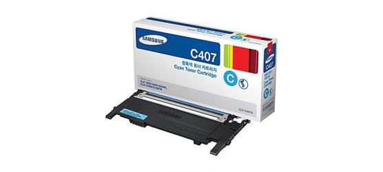  Samsung CLT C407S Cyan Original Laser Cartridge 